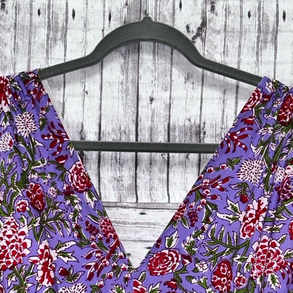 Perry Walker Collective Purple Haze Boho Tiered Maxi Dress - Picture 4 of 10